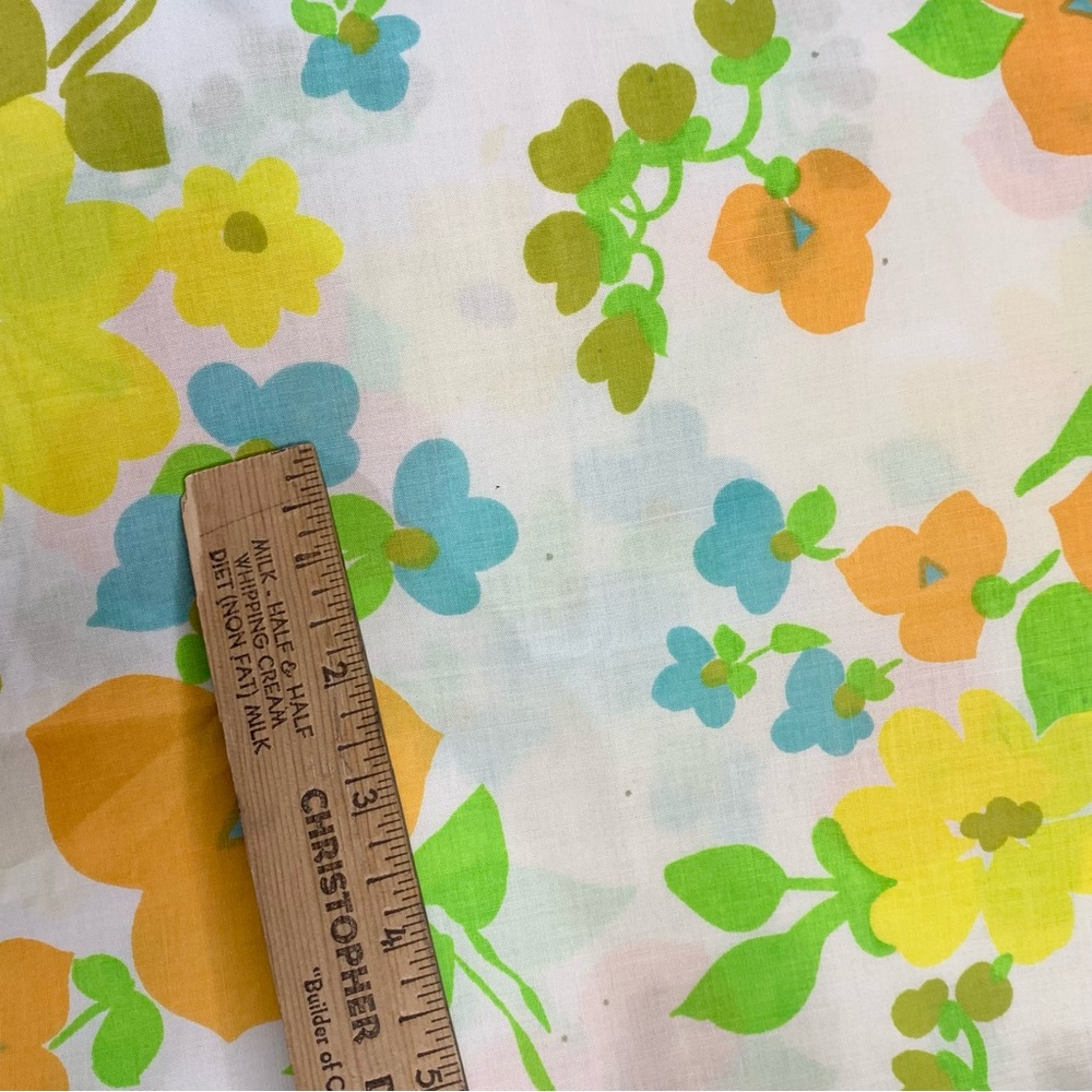 70s Floral Pillowcase Set of 2 - Picture 8 of 8